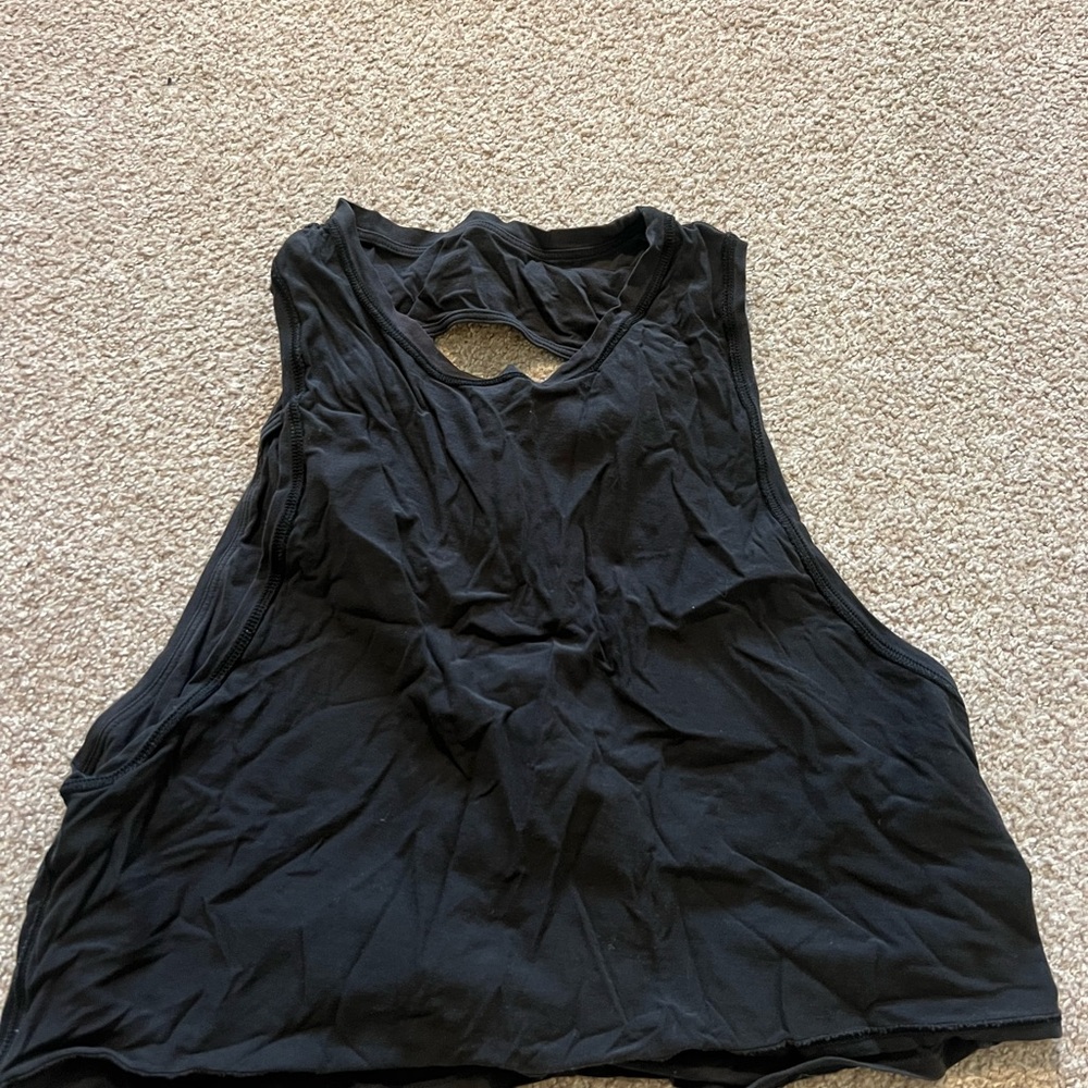 Stylish Black Sleeveless Top lululemon